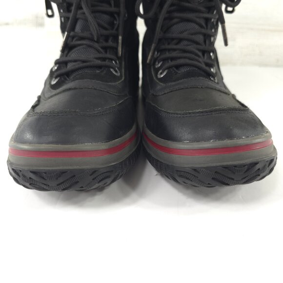 PAJAR CANADA SNOWSLIDE MEN\'S SZ 10 BLACK LEATHER WATERPROOF BOOTS LACE UP ZIPPER main image 15